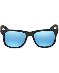 Ray-Ban - Justin Sonnenbrille Mit Eckigem Gestell - Lyst