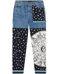 Alanui - Astrology Wheel Patchwork Jeans - Lyst