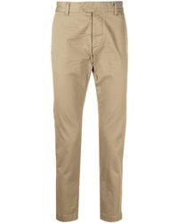 DSquared² - Stretch-cotton Stripe-detail Chinos - Lyst