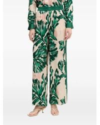 MARC AUREL - Pantalon À Fleurs - Lyst