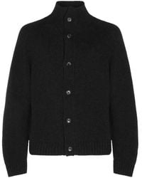 Tom Ford - Button-Up Ribbed-Knit Cardigan - Lyst