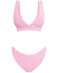 Hunza G - Carla Crinkle Bikini - Lyst