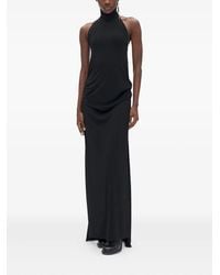 Ann Demeulemeester - Rut Mouwloze Maxi-Jurk Met Col - Lyst