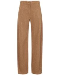 Elisabetta Franchi - Balloon Denim Jeans With Rhinestones - Lyst