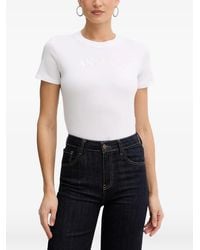 ARMANI EXCHANGE - Logo-Print Cotton T-Shirt - Lyst