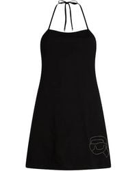 KARL LAGERFELD - Ikon Rhinestone Beach Dress - Lyst
