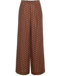 Cara Cara - Josephine Polka-Dot Linen Trousers - Lyst