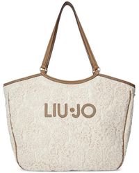 Liu Jo - Large Lace Tote Bag - Lyst