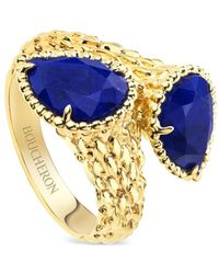 Boucheron - 18Kt Serpent Boheme Lapis Lazuli Ring - Lyst