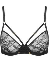 Maison Close - Jeux Magnétiques Lace Balconette Bra - Lyst