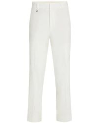 Paolo Pecora - Stretch-Linen Loose-Fit Chino Trousers - Lyst