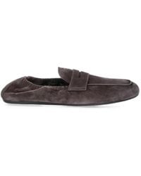 Prada - Mocassins À Logo Imprimé - Lyst