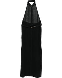 LeKasha - Jabal Halterneck Belted Midi Dress - Lyst