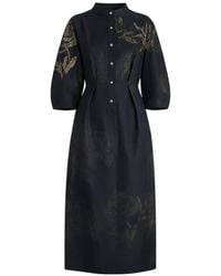 Liviana Conti - Arlette Floral-Pattern Midi Dress - Lyst