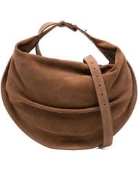 FEDERICO CINA - Tortellino Suede Tote Bag - Lyst