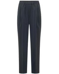 Laneus - Pleated Tapered Trousers - Lyst