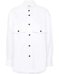 Khaite - Mahmet Cotton Denim Shirt - Lyst