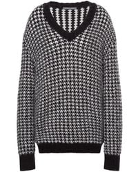 Alberta Ferretti - Pullover Mit Intarsienmuster - Lyst