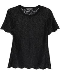 Ermanno Scervino - Embroidered T-Shirt - Lyst