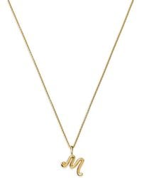 Missoma - Initial-Pendant Necklace - Lyst