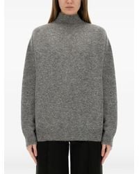 Alysi - Funnel Neck Sweater - Lyst