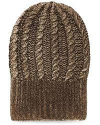 Avant Toi - Cable-Knit Beanie Hat - Lyst