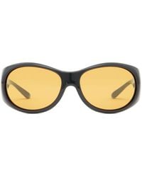 Courreges - Hybrid 01 Sonnenbrille mit rundem Gestell - Lyst