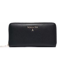 Patrizia Pepe - Pebble-leather Continental Wallet - Lyst