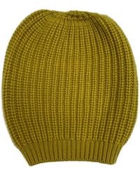 LA ROSE - Cash Ribbed Beanie - Lyst