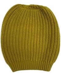 LA ROSE - Cash Ribbed Beanie - Lyst