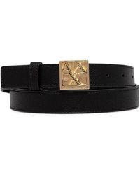 ARMANI EXCHANGE - Gürtel Mit Logo-Schild - Lyst