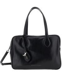 Brunello Cucinelli - Leather Padlock-Detail Tote Bag - Lyst