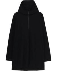 Yohji Yamamoto - Padded Half-Zip Hoodie - Lyst