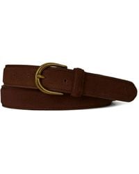 Polo Ralph Lauren - Suede Buckle Belt - Lyst