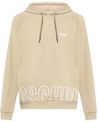 Moschino - Hooded Graphic Cotton Hoodie - Lyst