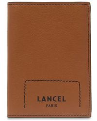 Lancel - 9Cc Tri-Fold Leather Wallet - Lyst