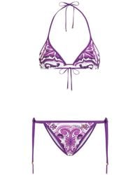 Dolce & Gabbana - Majolica Print Bikini - Lyst