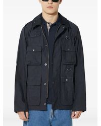 Barbour - Multiple-Pocket Corduroy-Collar Jacket - Lyst