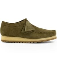 Clarks - Wallabee Rb Suede Lace-Up Boots - Lyst