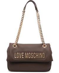 Love Moschino - Logo-Plaque Shoulder Bag - Lyst