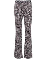 Missoni - High-Waist Flared Trousers - Lyst