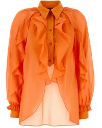Alberta Ferretti - Katoenen Blouse - Lyst