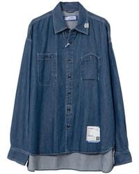 Maison Mihara Yasuhiro - Denim Shirt - Lyst