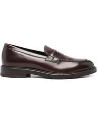 Fratelli Rossetti - Polished-Finish Penny Loafers - Lyst