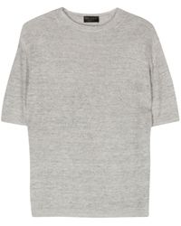 Dell'Oglio - クルーネック ニットtシャツ - Lyst