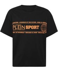 Philipp Plein - Logo-Print Round-Neck T-Shirt - Lyst