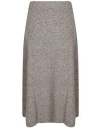 Weekend by Maxmara - Midirock Mit Tweed-Effekt - Lyst