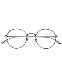 Masunaga - Lunettes De Vue Wright À Monture Ronde - Lyst