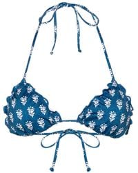 Mc2 Saint Barth - Top de bikini Sagittarius con estampado floral - Lyst