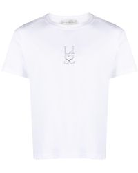 Ludovic de Saint Sernin - Crystal-logo Cotton T-shirt - Lyst